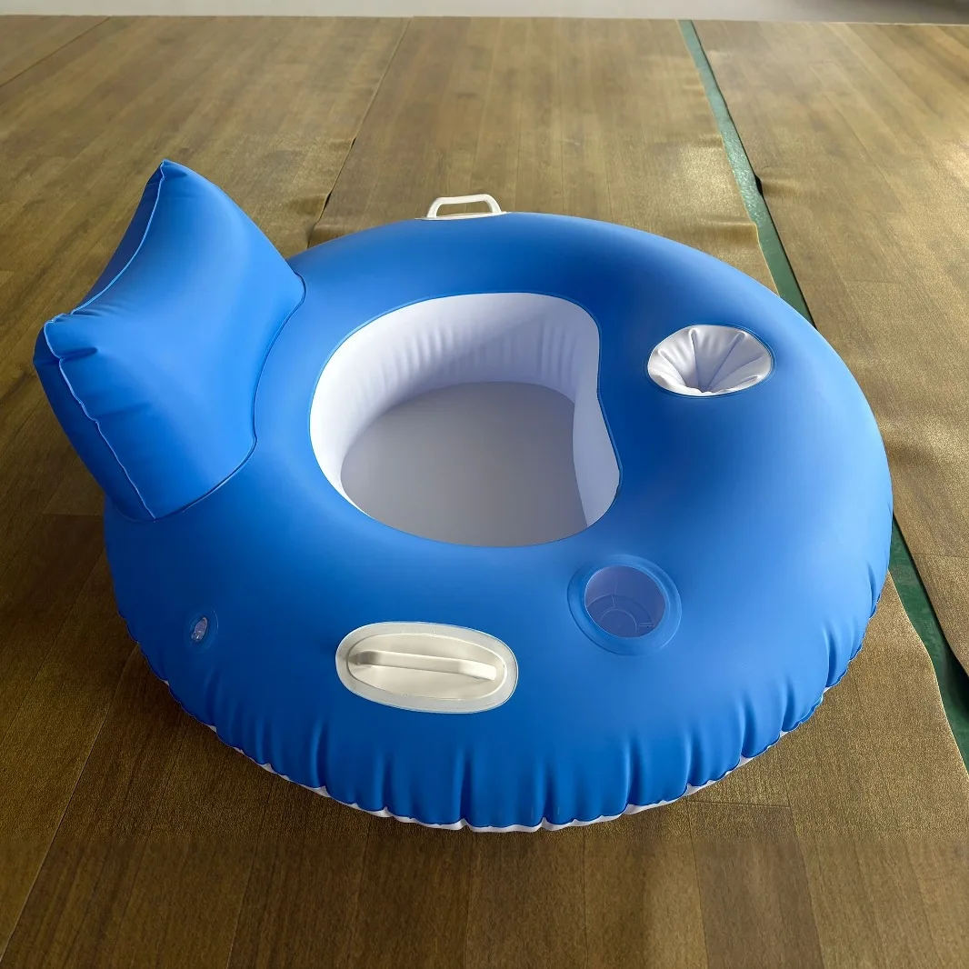 Inflatable Electric Float Row Propeller Single Float Chair Water Driving Float Ring Floating Chair