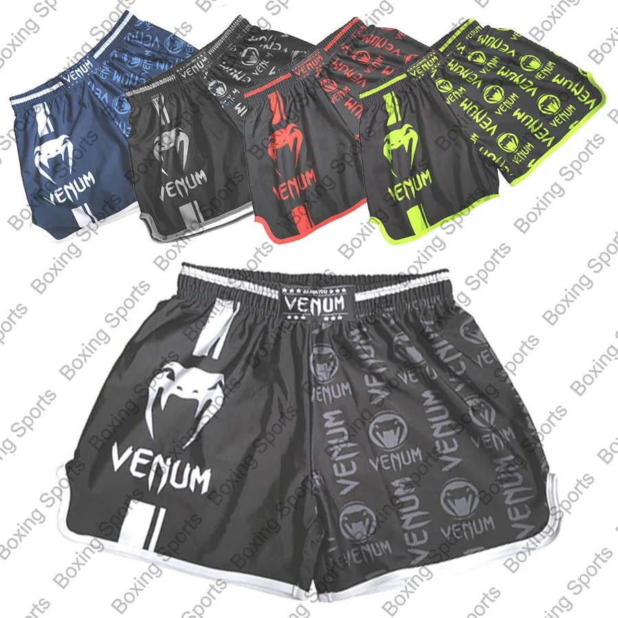 

Thailand Muay Shorts Men's Boxing Shorts Thai Mixed Martial Competition Sports Gym Fighting Short Pants Customization Exercise