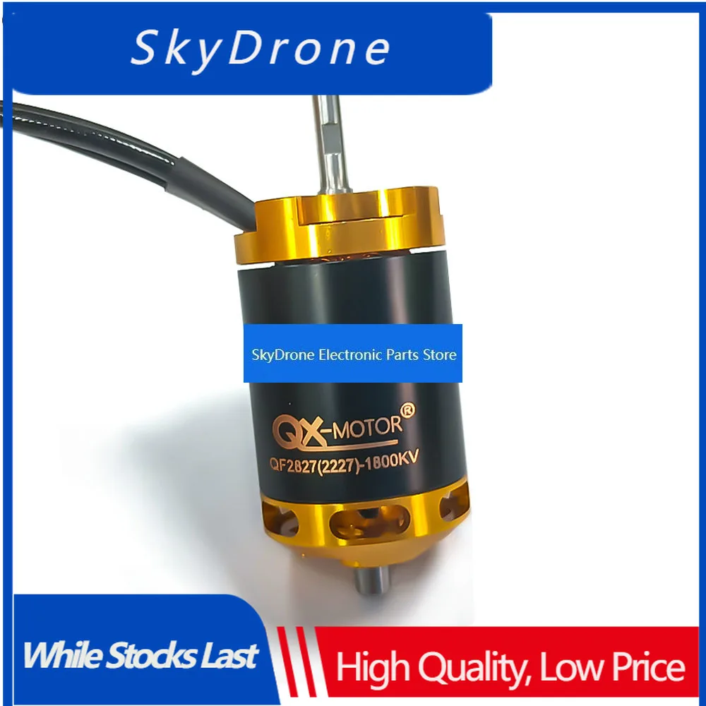 SkyDElQX-MOTOR QF2827 Brushless Motor 1800KV 2300KV 2600KV 3500KV 3800KV For 70mm EDF Ducted Fan Jet Aircraft