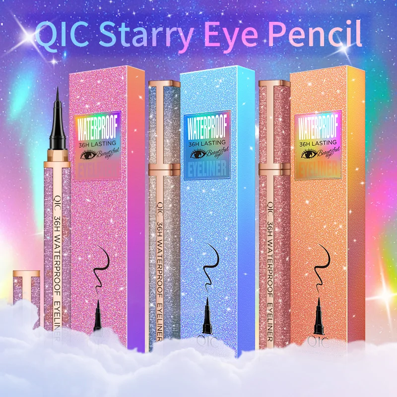 Starry eyeliner does not smudge