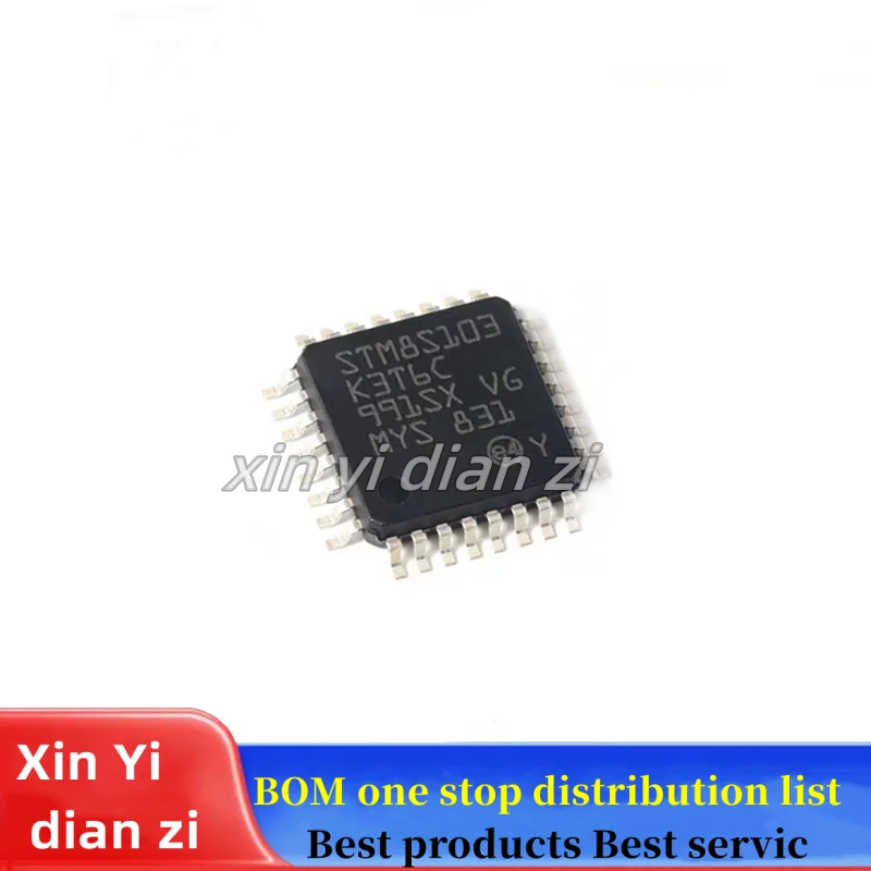 5pcs/lot STM8S103K3T6C STM8S103 LQFP ic chips in stock