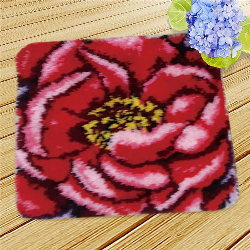 Kit de ganchillo mandala floral para alfombra de crochet y bordado - imagen 5