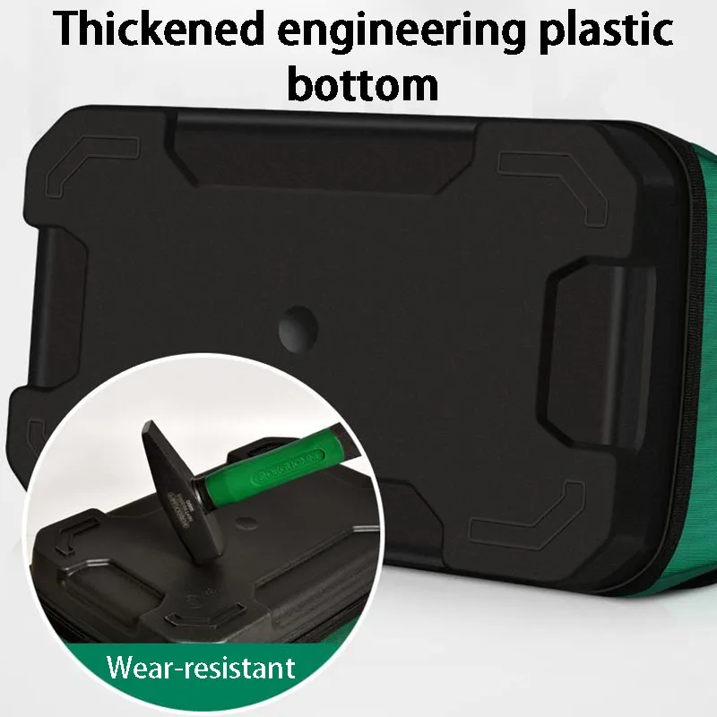 Large Capacity Tool Organizer Bag Multifunctional Electrician Tools Kit Portable Tool Storage Bags Woodworking Shoulder Bag