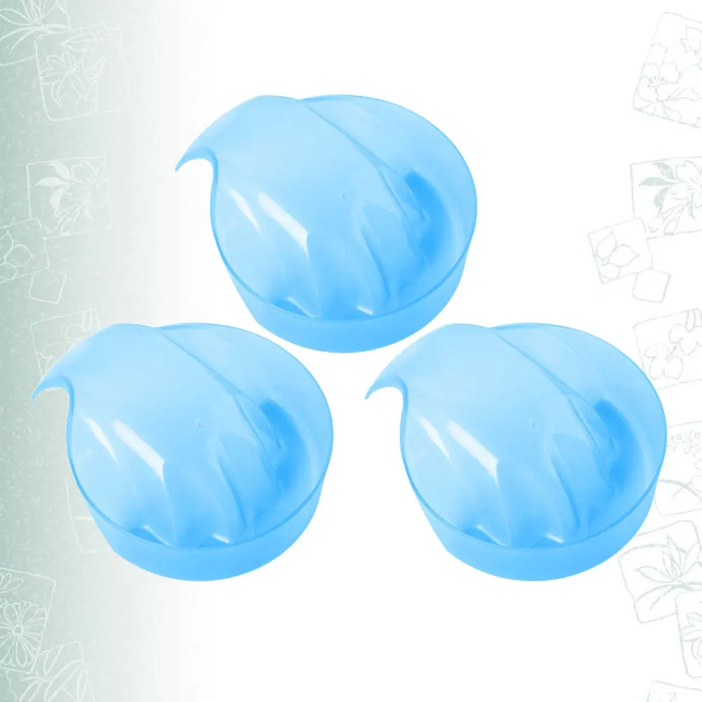 3개입 네일 아트 소크 볼 매니큐어 케어 네일 젤 리무버 트레이 폴리쉬 리무버 큐티클 영양 핸드 트리트먼트 도구