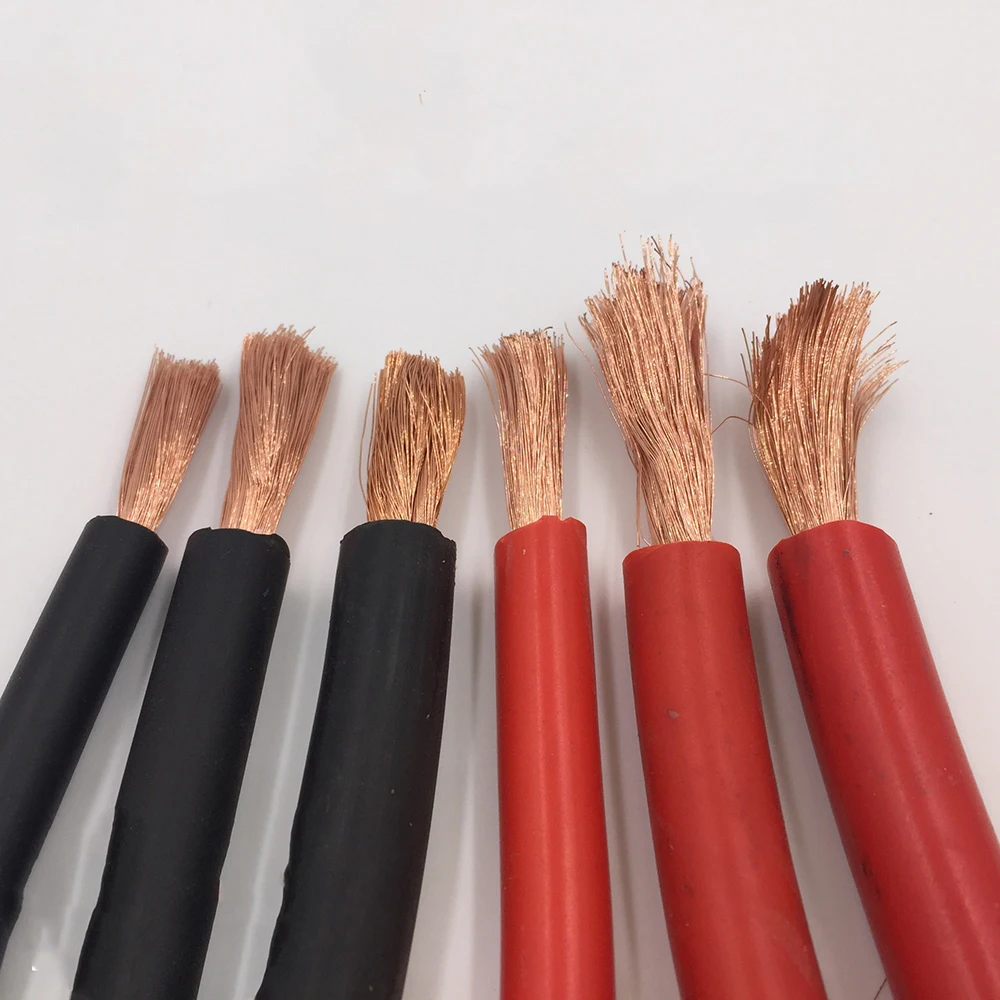 Welding Machine Wire Electric Welding Wire YH Pure Copper 70 mm2 Square Household Red Black Copper Wire