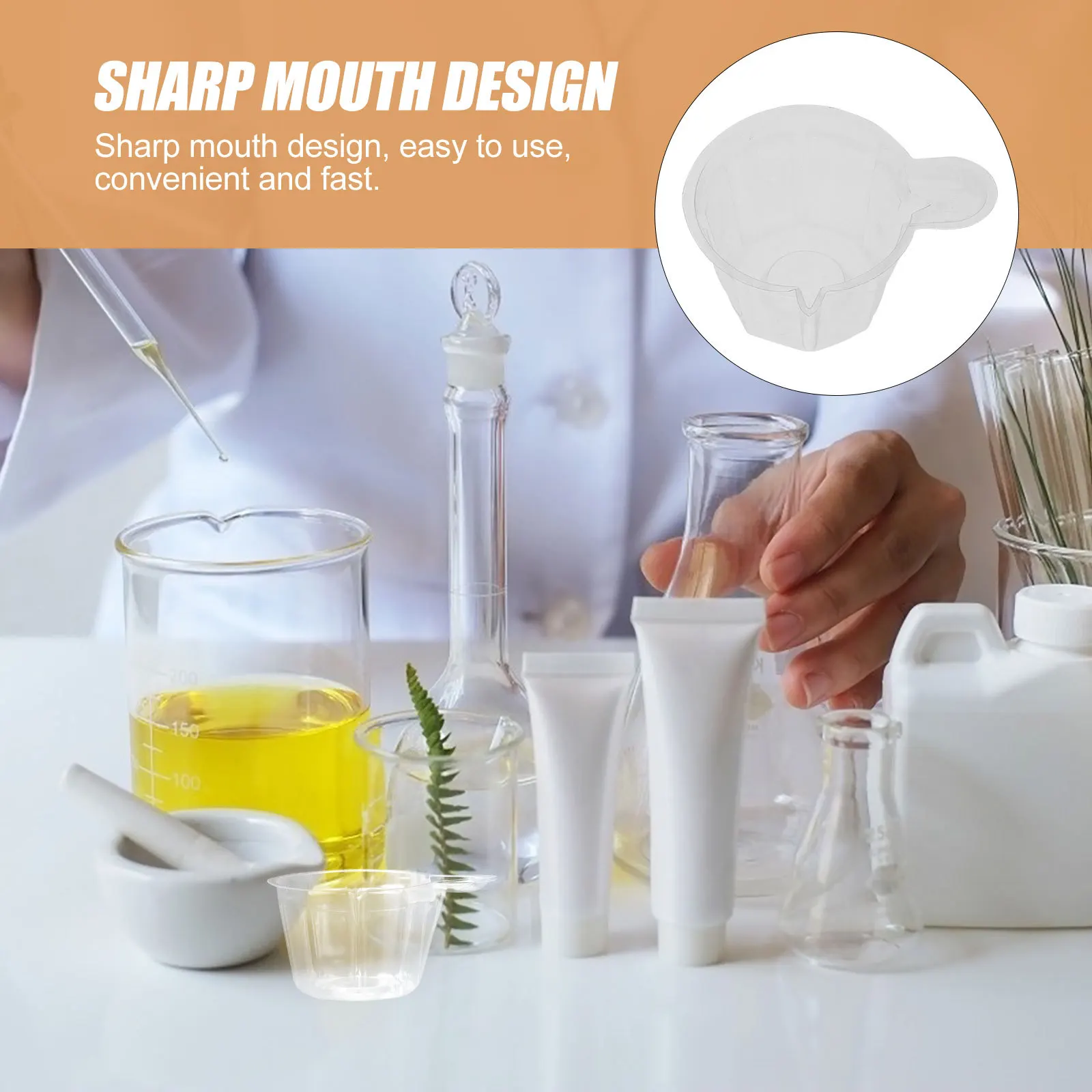 

200Pcs Disposable Plastic Pigment Cups Multi Purpose Epoxy Mixing Cups DIY Glue Tools Paint Storage Containers