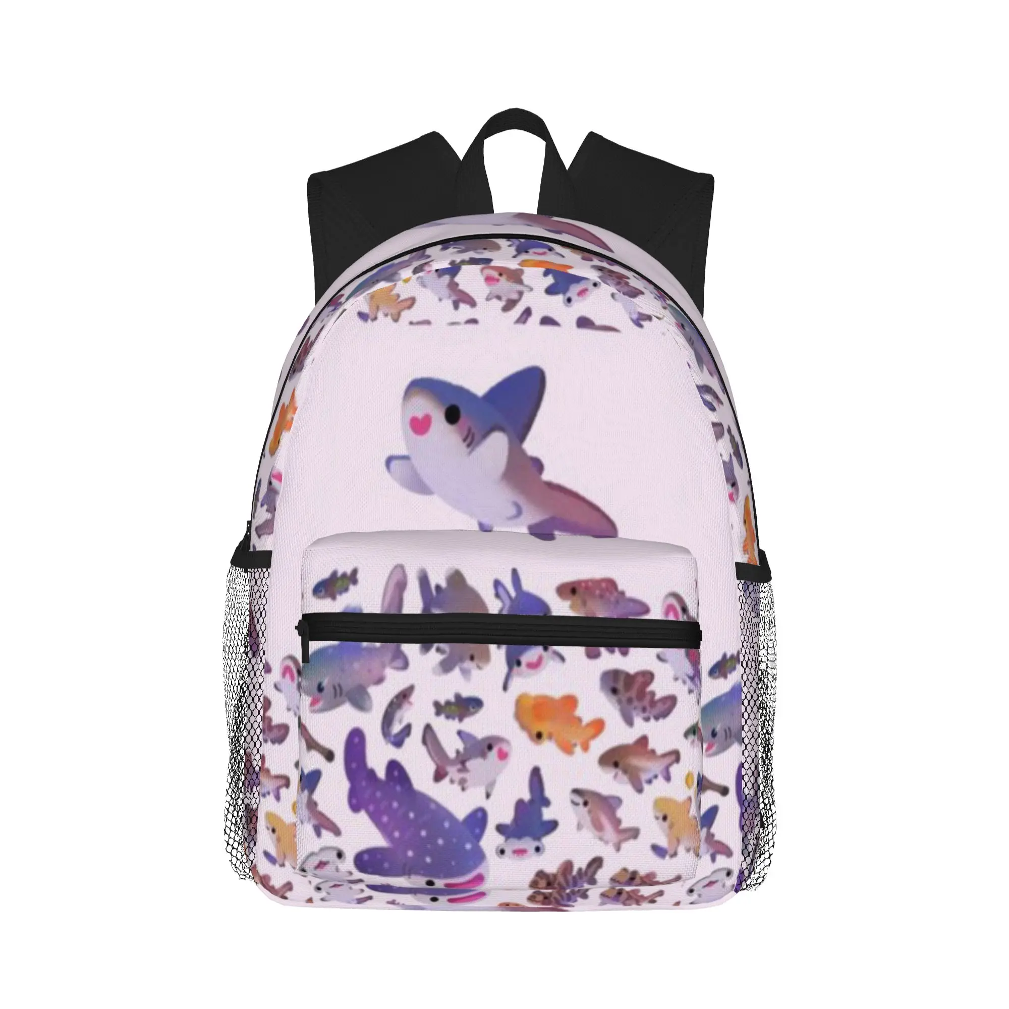 Shark day2 - name or bright bg version  Casual Backpack for Students and Adults Bags for women