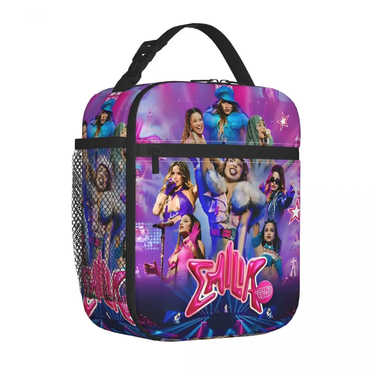 Emilia Mernes Singer Concert Merch Insulated Lunch Bags For Office Food Storage Bag Portable Thermal Cooler Lunch Box