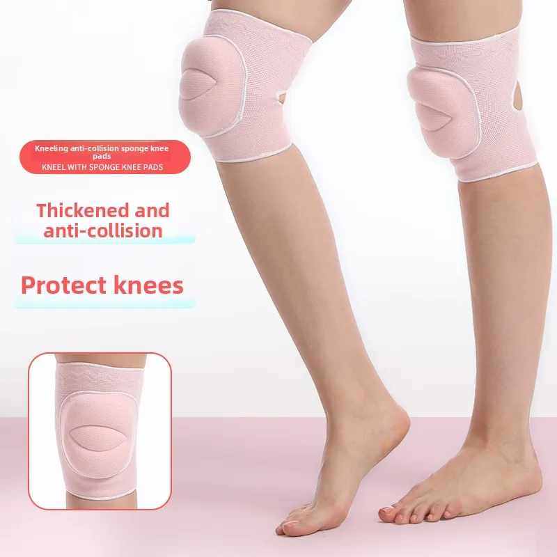 Sponge sports knee pads, thickened knee professional protective sleeves for yoga kneeling women