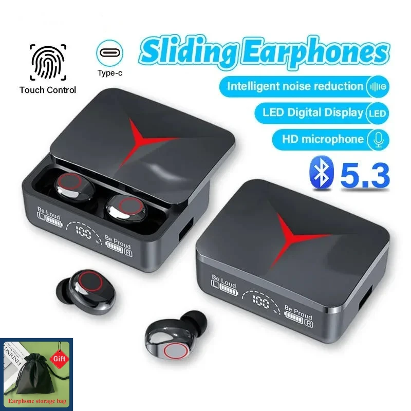 

Original TWS M90 Wireless Headphones Gaming Earphone Bluetooth 5.3 Sport Earbuds Music Headset For iphone Xiaomi Free Shipping