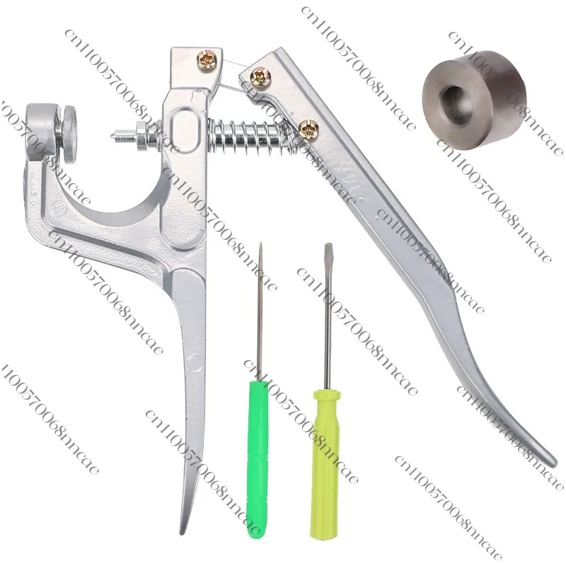 

Metal four-in-one buckle installation set, buttons, nail-free buckles, hand pliers, snap tools, quick punching