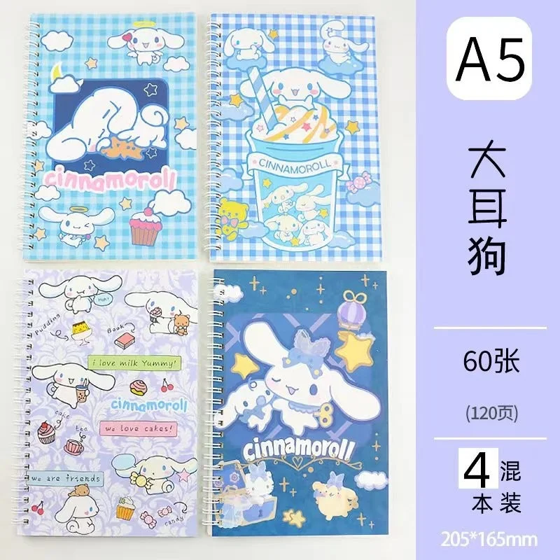 สมุดโน้ต A5 ลายซานริโอ้ คุโรมิ เมโลดี้ ซินนามอโรล คิตตี้ น่ารัก 12 ชิ้น/ชุด ของขวัญเครื่องเขียน อุปกรณ์การเรียน