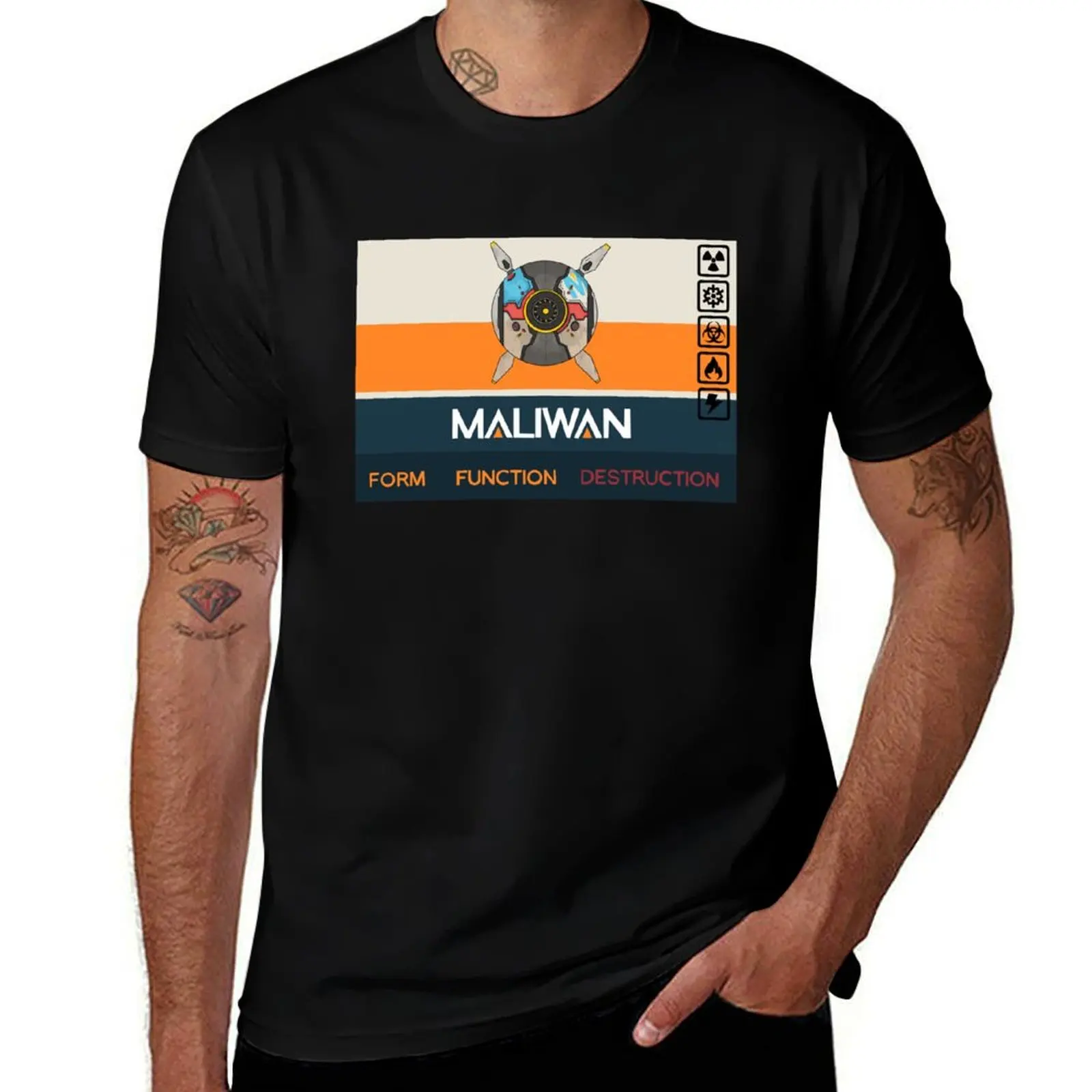 Maliwan Form Function Destruction T-Shirt Durable Work Wear T-Shirt