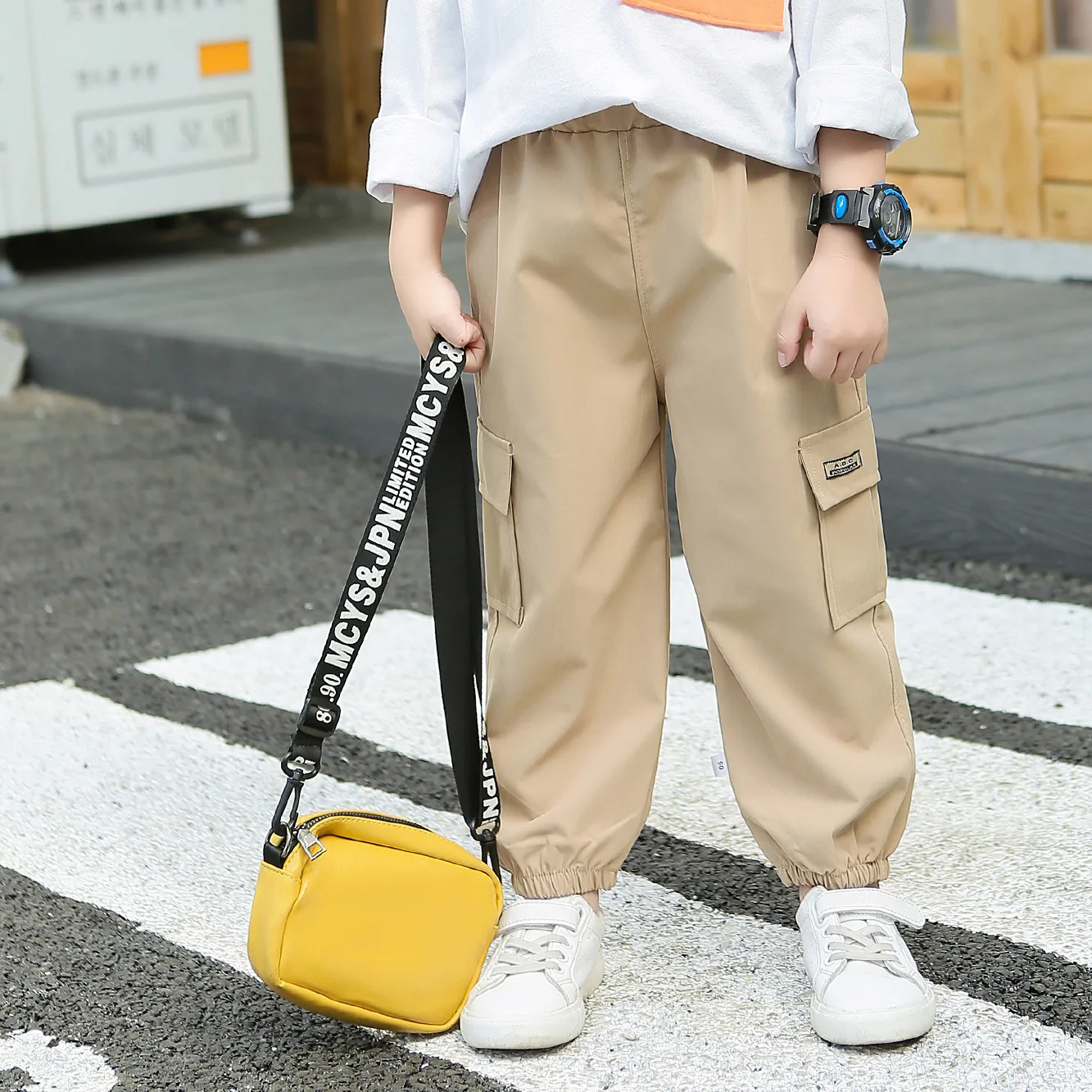 Fashion Spring Boys Pants Casual Long Style Trousers For Kid Sport Outdoor Cargo Pants Toddler Children Clothes 3 to 6 Years Old