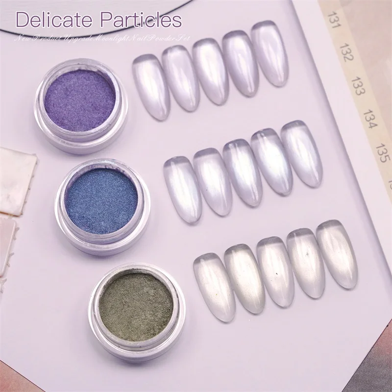 HNDO Nieuwe eenvoudige heldere Cat Eye magnetische poeder glitter nail art voor gemengde gel polish manicure fijne deeltjes pigmentstof