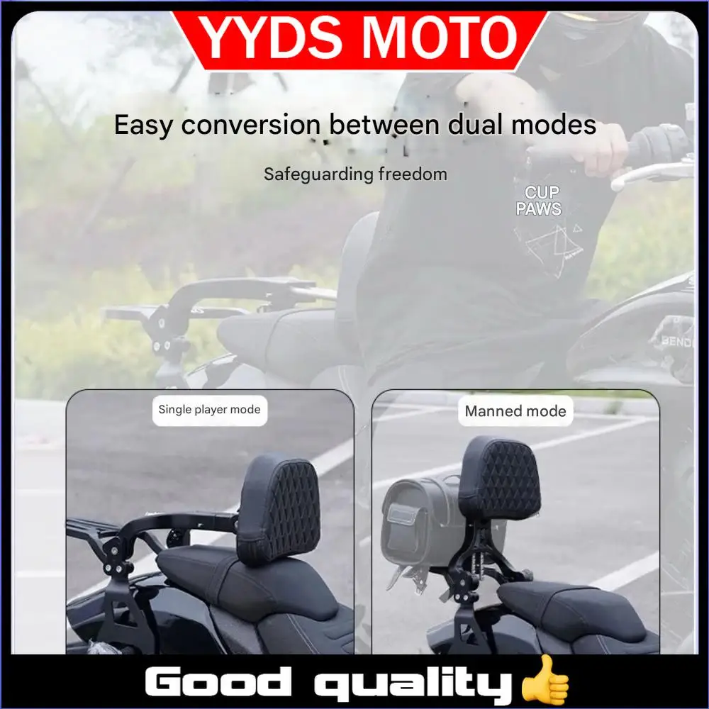 【Good quality】Suitable for QJMOTOR SRV 600V folding backrest vintage canvas bag QJMOTOR Flash 600V QJMOTOR SRV 600V