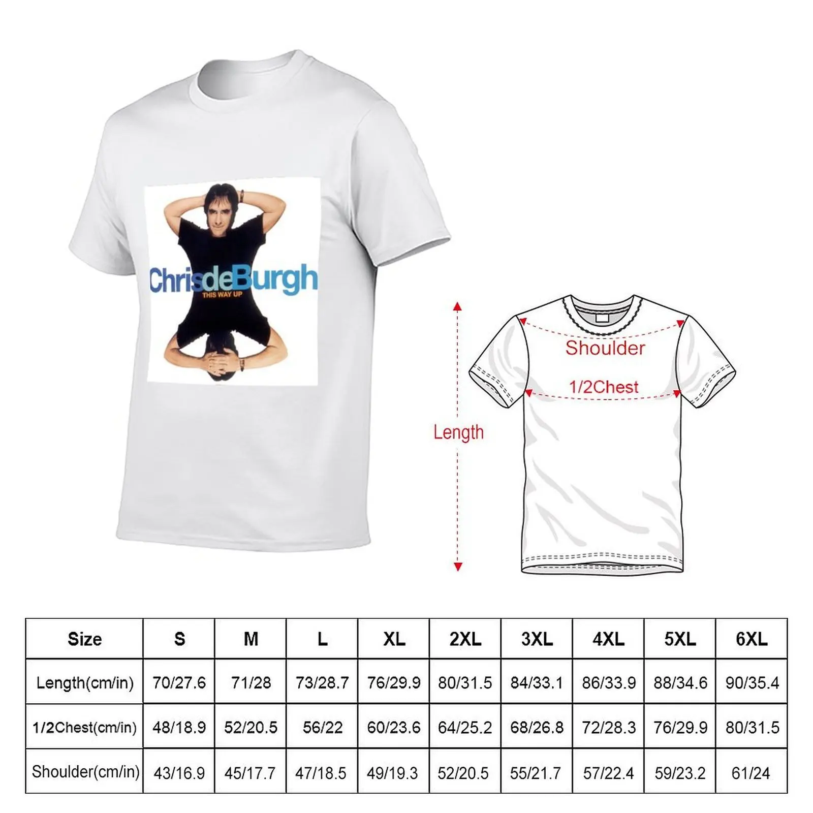 Chris de Burgh this way up T-Shirt t shirts with prints cotton t shirts man 100% T-Shirt