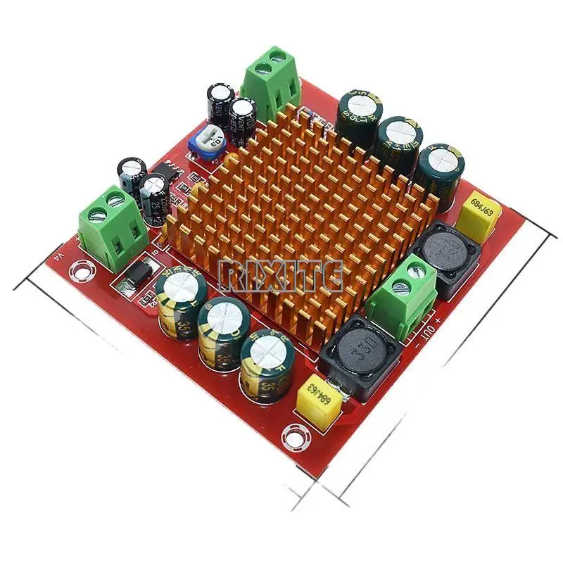 Digital Amplifier Board TPA3116DA TPA3116 150W D2 Mono Channel Digital Power Audio Amplifier Board XH-M544 DC 12V 24V