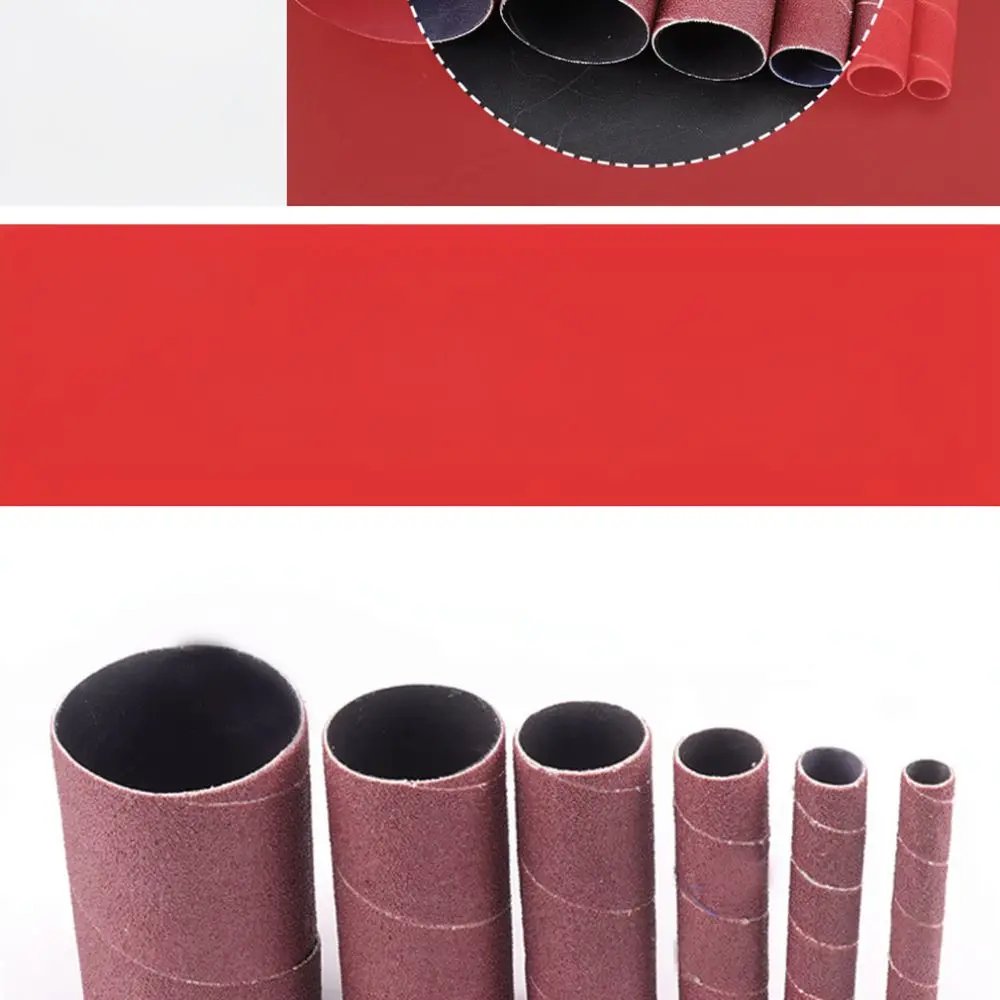 Sanding Bands Set For Jiuling Rotary Tool Devices Abrasive Sleeves For Woodworking Metal Polishing Rust Removal Edge Grinding