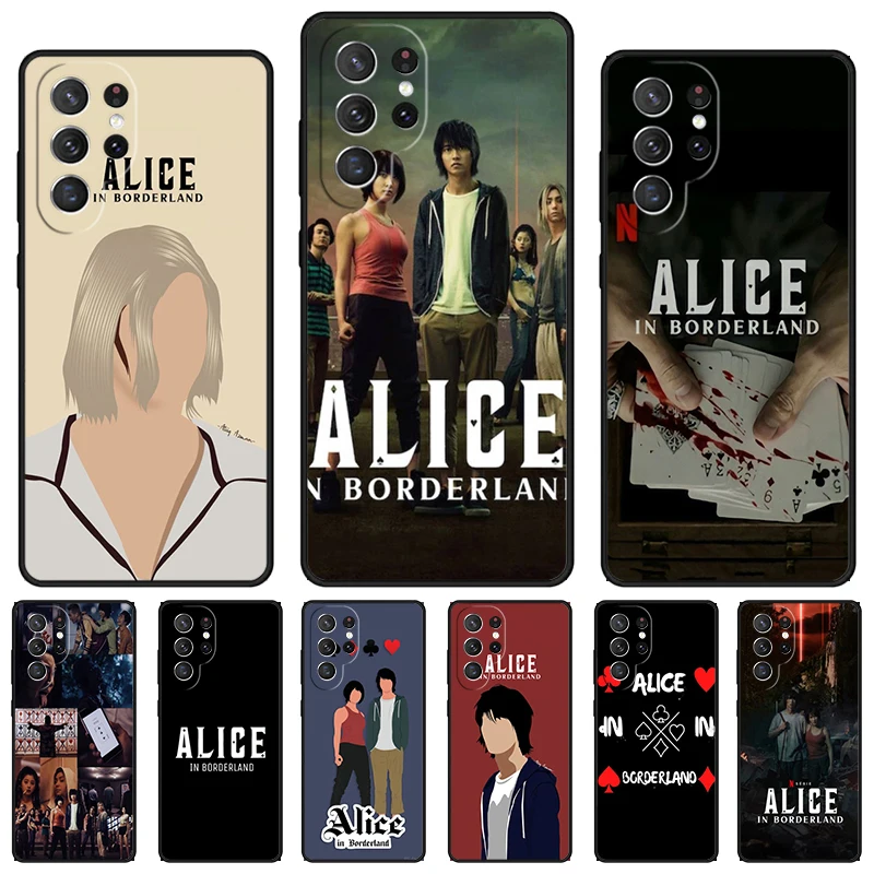 Alice in Borderland phone case For Samsung Galaxy S24 S25 S23 S22 Ultra Note 10 20 Plus S20 S21 FE Cover