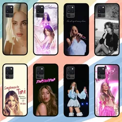 Singer Martina Stoessel Tini Phone Case For Samsung Galaxy S24 S23 S22 S21 S20 FE Note 20 Ultra 5G Black Phone Case