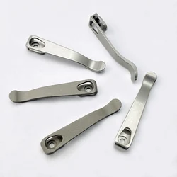 6 Colors CNC Machined Knife Titanium Deep Carry Pocket Clip Clamp For CRK Chris Reeve Umnumzaan Sebenza Knives DIY Make Parts
