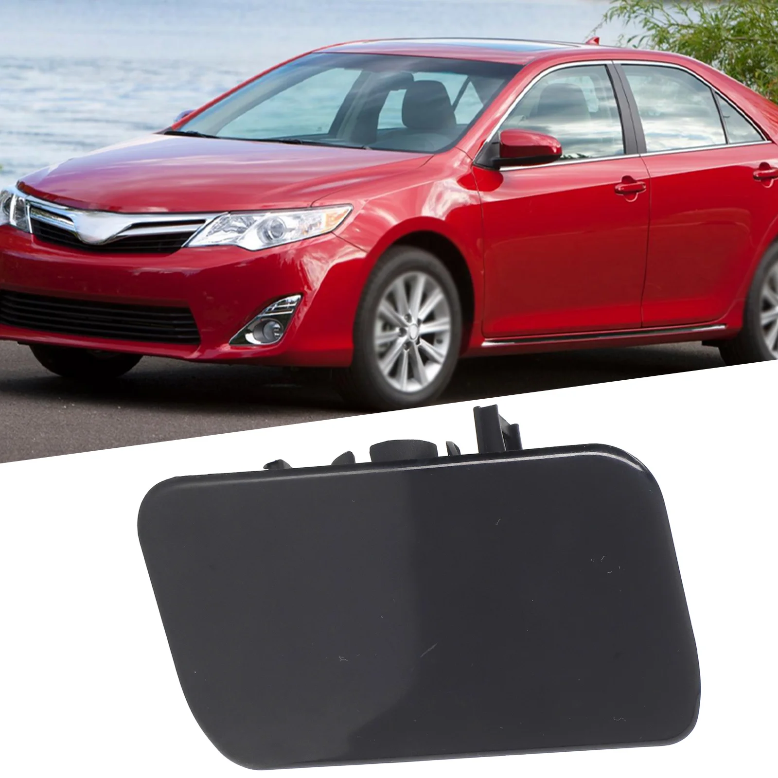 1 قطعة الجانب الأيمن غطاء غسالة المصباح لمازيراتي ل Granturismo ل Grancabrio فوهة غسالة رذاذ غطاء نفاث البلاستيك #5