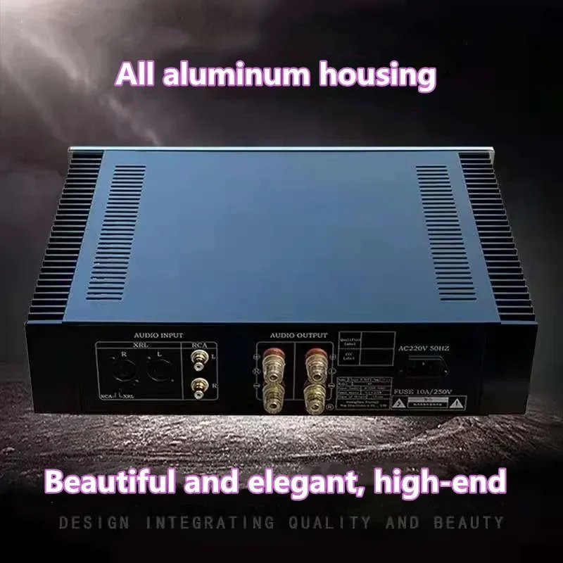 

ON MJL3281A/MJL1302A Tube 2.0 Channel 100W*2 Fever Hifi Class A Pure After-stage Home Audio Amplifier Home Theater