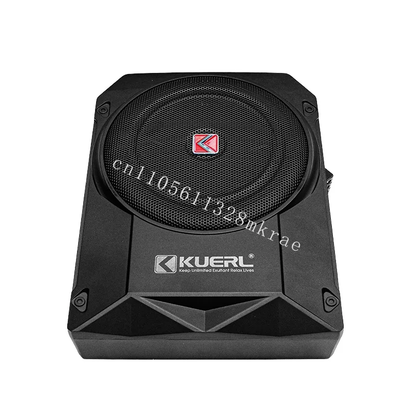 

800W under seat auto subwoofer new 10 inch ultra-thin active auto audio subwoofer dual coil aluminum frame foam DC 12V