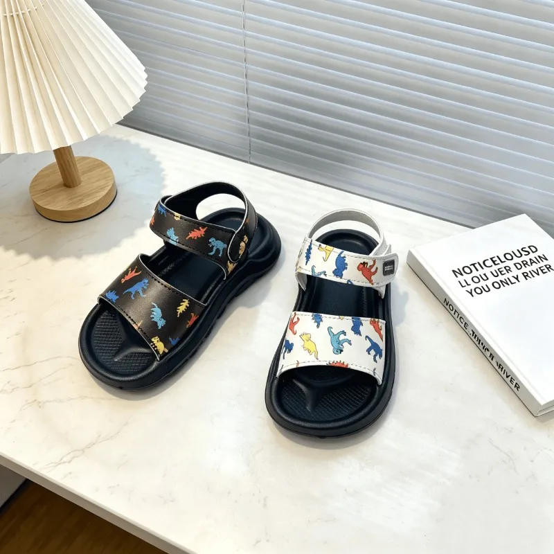 Kids Beach Shoes Open Toes Soft Bottom Girls Sandals Non-slip 2026 Summer New Children Casual Shoes Trendy Fashion