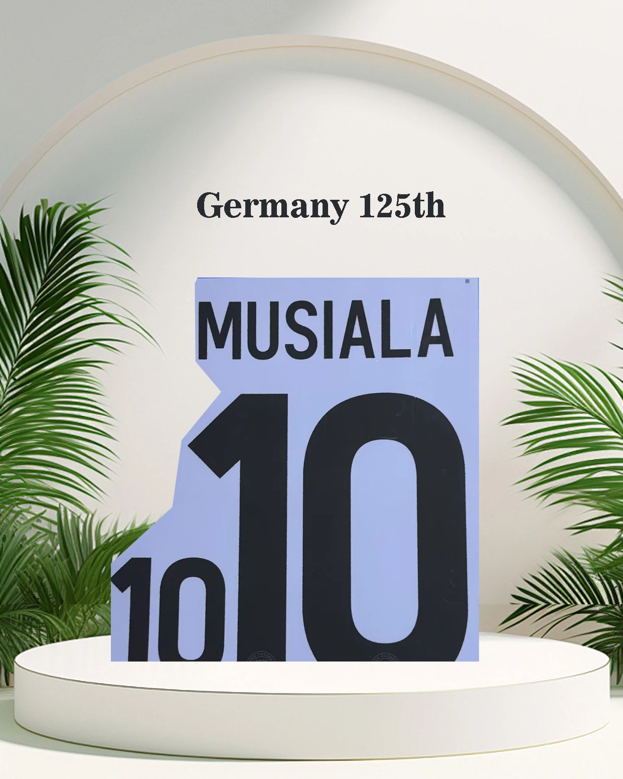 Germany 125th MUSIALA Name sets iron on NEUER Kroos GERMANY WIRTZ Muller name and number TOP AAAAA QUALITY