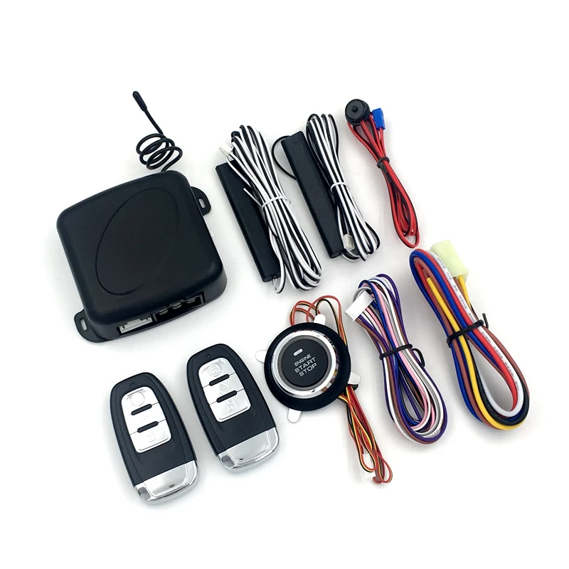 

Keyless Entry System Start Remote Engine Start Car Alarm System Start Stop Button Stop Pke Car Central Lock Auto Alarm