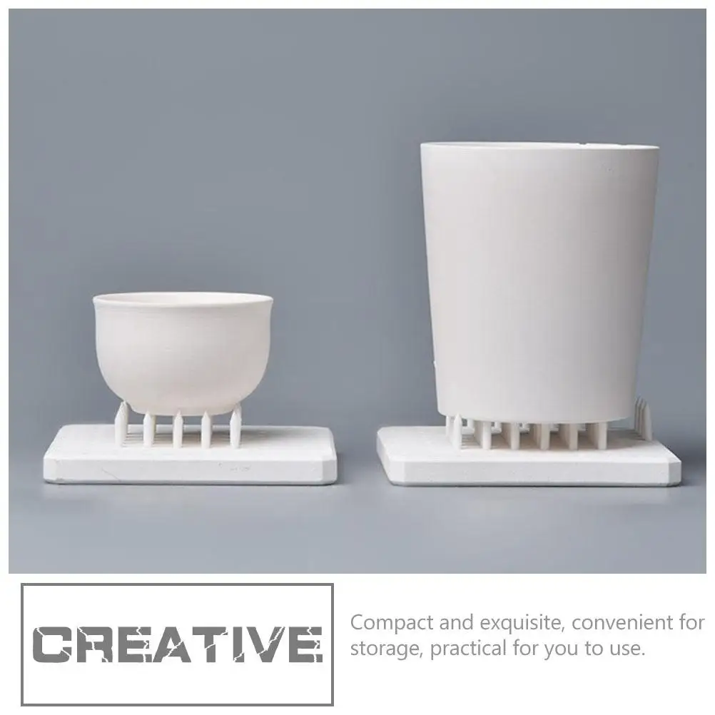 60 Pcs Refractory Pad Support Set Heat Resistant Sturdy Kiln Stilt Pins Ceramic Pottery Firing Nails Durable Craft Tools Clay