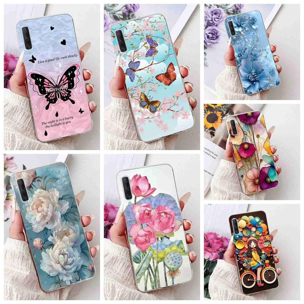Para Huawei Y9s STK-L21 6,59 "funda de moda pintura TPU funda de silicona suave para Huawei Y9s Y9S STK-L22 STK-LX3 fundas protectoras