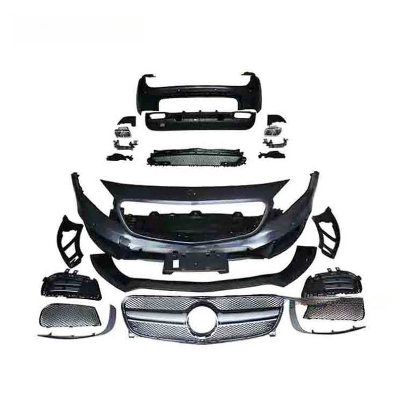 Hot Selling GLA45 Style Fr/Rr Bumper Conversion Exterior Replacement Tuning Sport for GLA Class X156 2015-2019