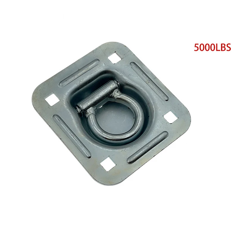 Lashing Point 5000LBS Galvanised Trailer Tie Down Anchors floor hook Floor Flush Mount D Rings for Truck Bed Rv Boat Cargo