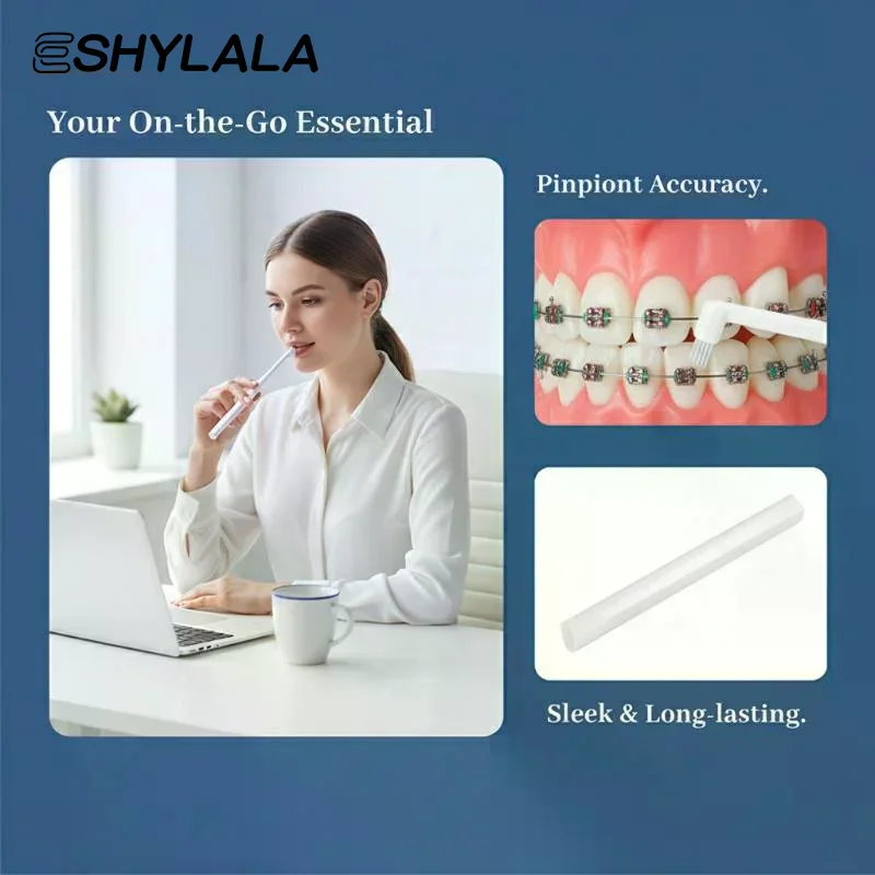 Single Beam Interdental Brush 2PCS 4PCS Soft Teeth Cleaning Tool Suitable for Braces Bridge Dental Gaps