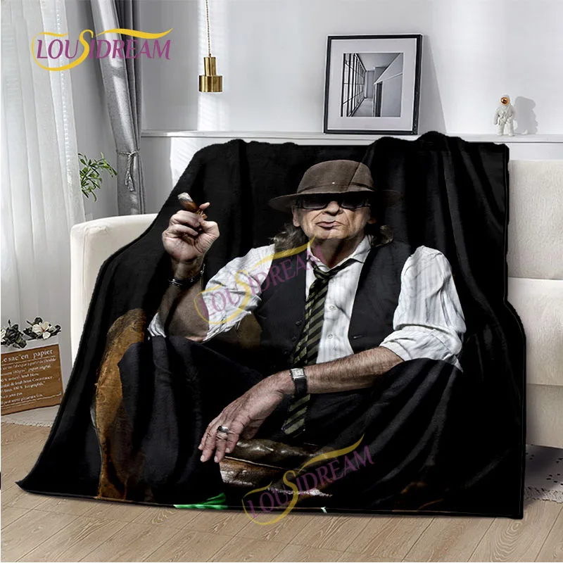 Udo Lindenberg Blanket Sofa bed blanket bedroom warm plush blanket German musician Air conditioning blanket lunch break blanket