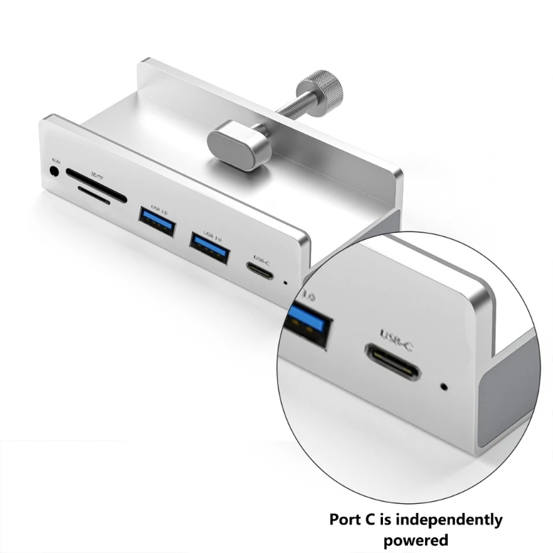 USB 3.2 Adaptador 6 expansión puertos con conectores potencia 5 Gbps Transmisión velocidad