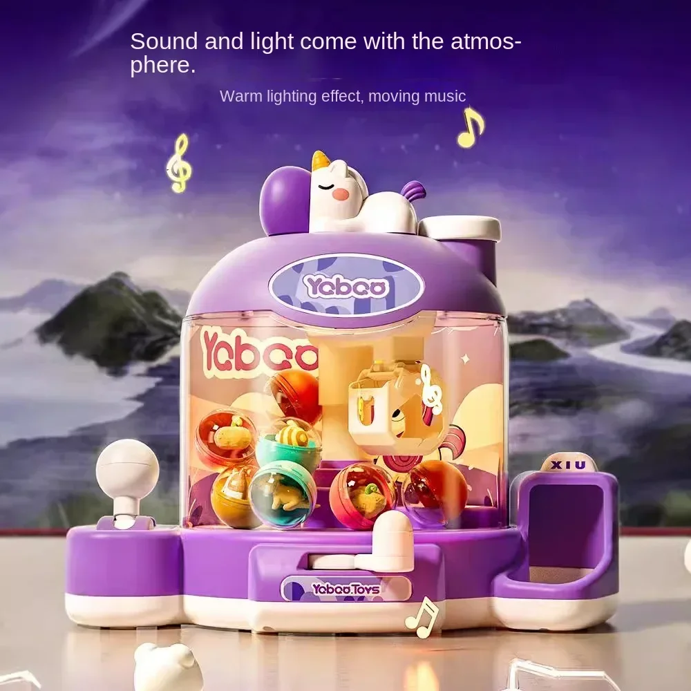 

Детский зажим, мини-машина с когтями для куклы, аркадный кран, машина с когтями с музыкой и освещением, мини-машина для куклы, игрушки, подарки