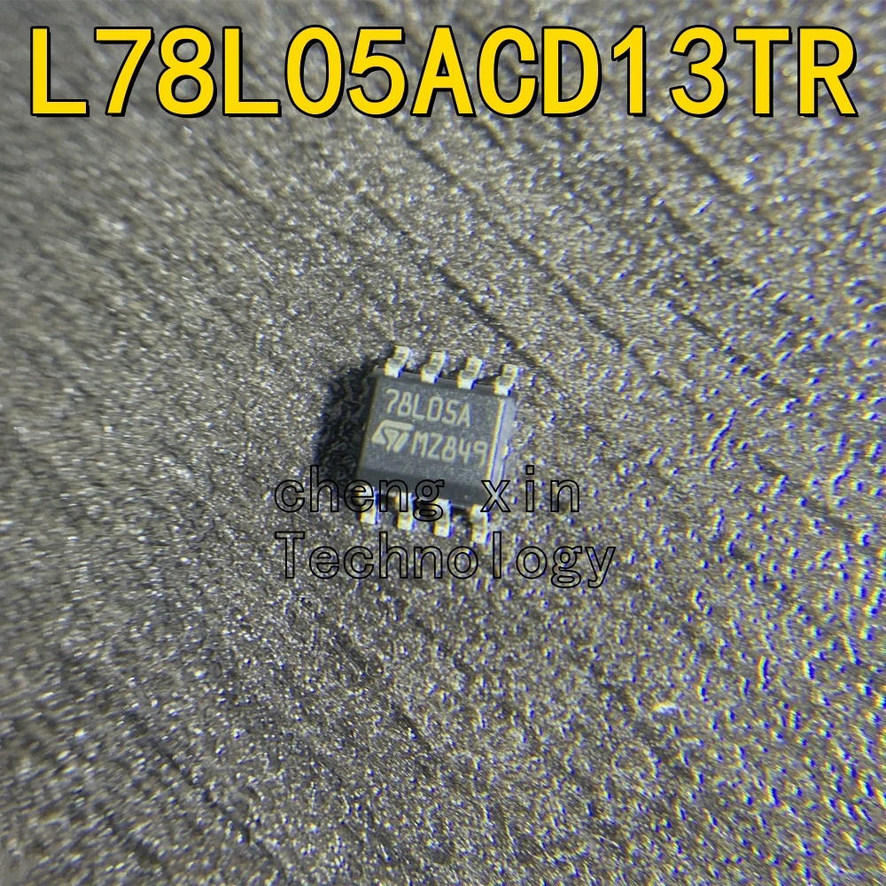 20PCS/LOT L78L05ACD13TR New and Original silkscreen:78L05A SOIC-8 Linear Voltage Regulators (LDO)