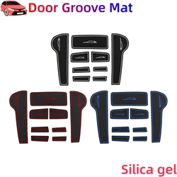 Fit for Chevrolet Cruze Sedan Hatchback 2009-2014 9pcs Car Interior Non-Slip Mat Door Groove Pad Cushion Rubber Mat Styling
