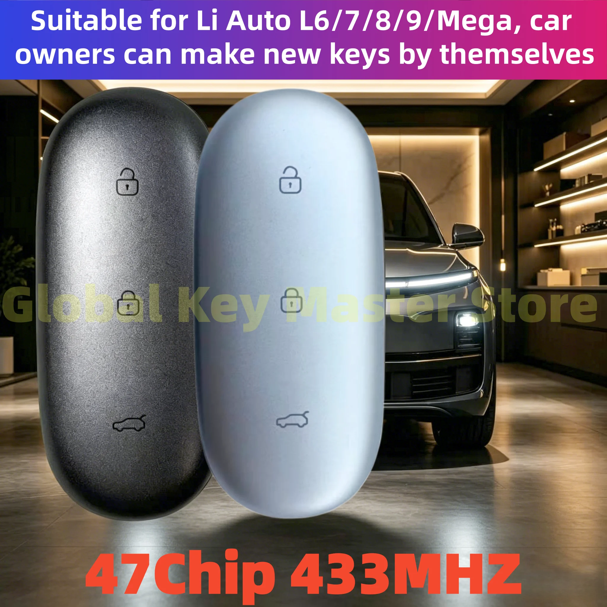 After the Owner Receives It, the Smart Key Is Produced Within Five Minutes and Is Suitable for the Upgrade and Modification of the Ideal L6/L7/L8/L9/Mega Smart Keys