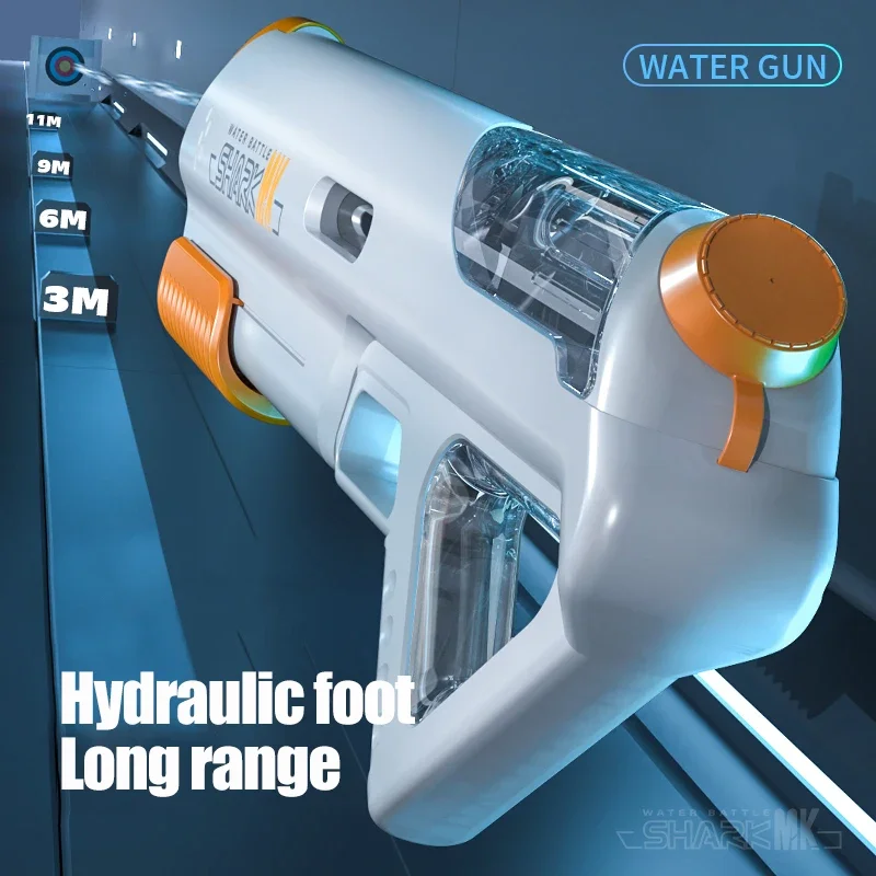 مسدس مياه عالي الضغط للأطفال ، حجم كبير ، سحب ، تخزين مياه ، محمول ، شاطئ ، ألعاب خارجية ، هدايا للأطفال ، صيف #4