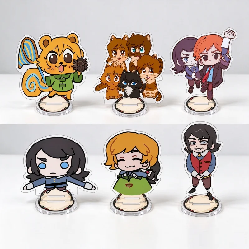 Haunted Hotel 10cm Acrylic Standee Key Chain Anime Figure Desk Decor Halloween Christmas Gifts