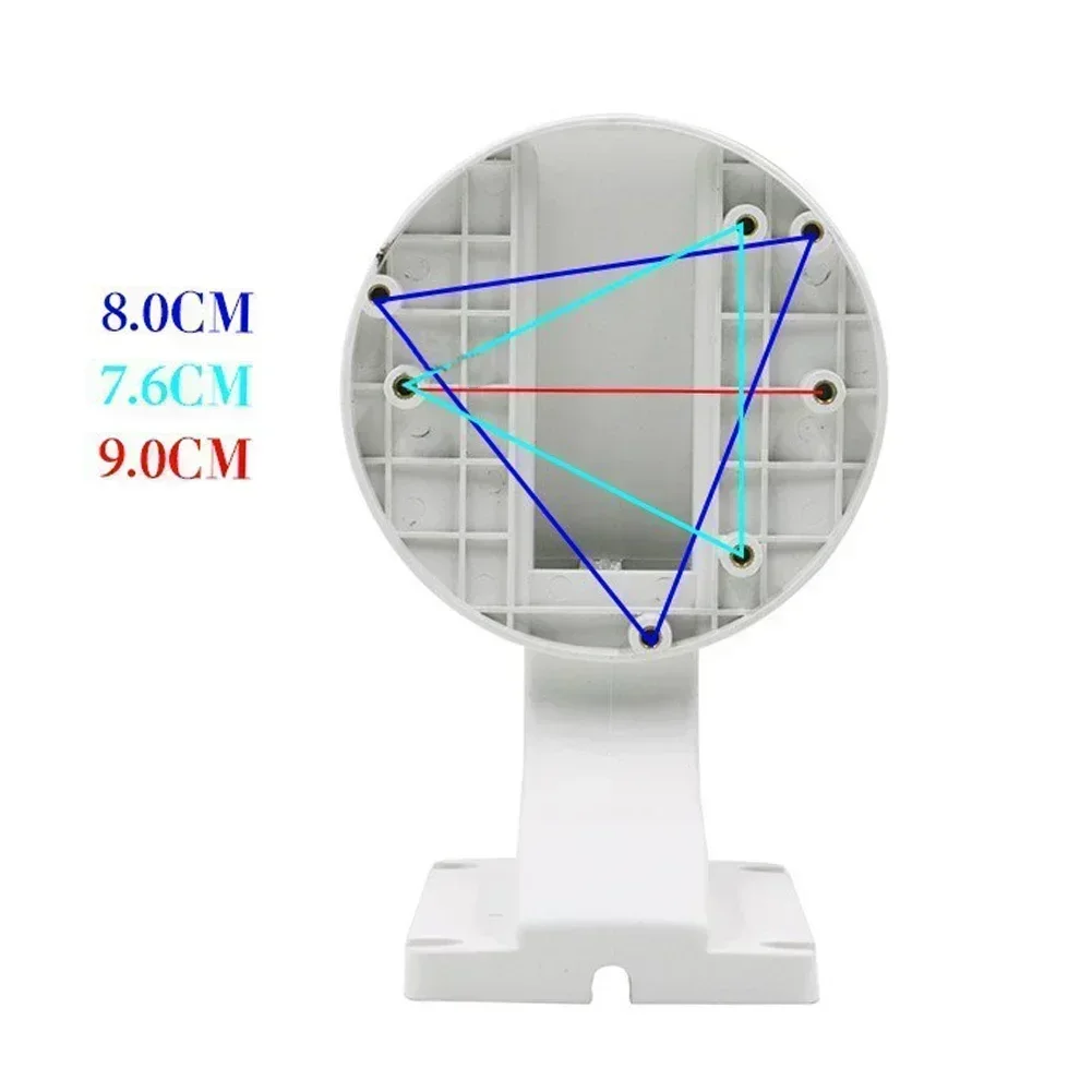 Imagem -04 - Suporte de Parede Interno de Plástico Ds1258zj Suporte para Câmera Dome Hikvision Ds2cd2132-i Montagem de Câmera Peças de Suporte Traseiro