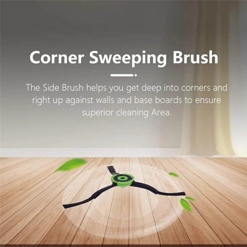 Escovas laterais de substituição ecológicas para IRobot Roomba E, I & J Series E5, E6, I1, I1+, I3, I3+, I4, I4+, I6, I7, I8, J7, J7+