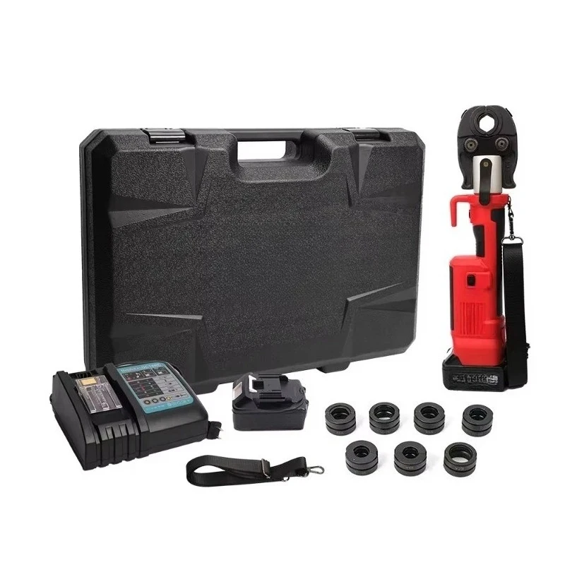 Powered Hydraulic Cle Stainls Steel Crimping Kit Pipe Prsing Plumbing Tools