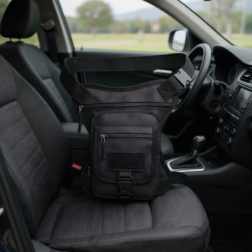 

New Motorcycle Leg Bag: Drop Leg, Camouflage Waterproof Waist Bag for Outdoor Travel, Hiking & Portable