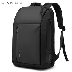 2024 New Fashion Men Business Backpack 15.6 in Laptop Backpack Work Man Bag Unisex Black Travel Male Backpack Mochila Waterproof